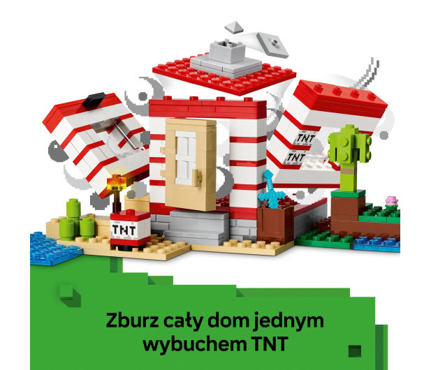LEGO Minecraft 21275 Dom tnt w dżungli - 1331611 - zdjęcie 5